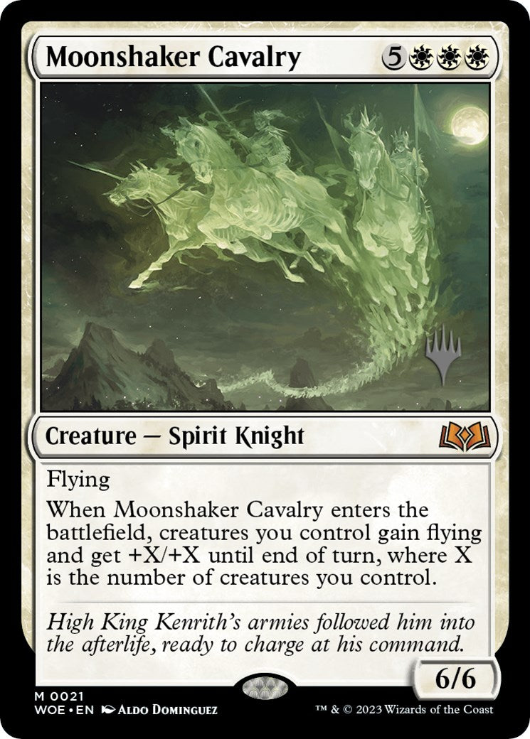 Moonshaker Cavalry (Promo Pack) [Wilds of Eldraine Promos] | Clutch Gaming