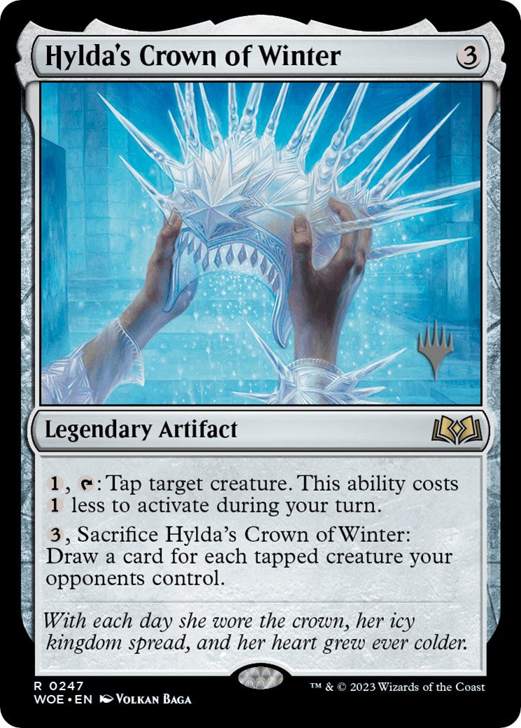 Hylda's Crown of Winter (Promo Pack) [Wilds of Eldraine Promos] | Clutch Gaming