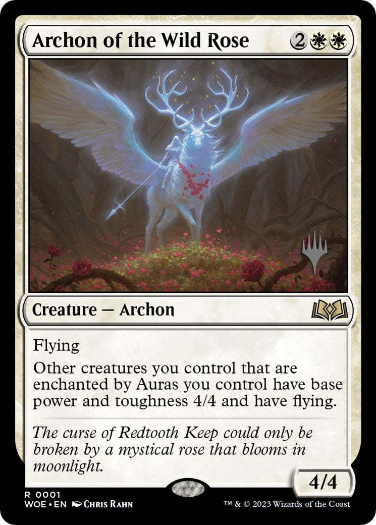 Archon of the Wild Rose (Promo Pack) [Wilds of Eldraine Promos] | Clutch Gaming