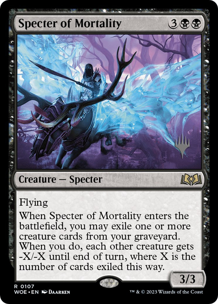 Specter of Mortality (Promo Pack) [Wilds of Eldraine Promos] | Clutch Gaming