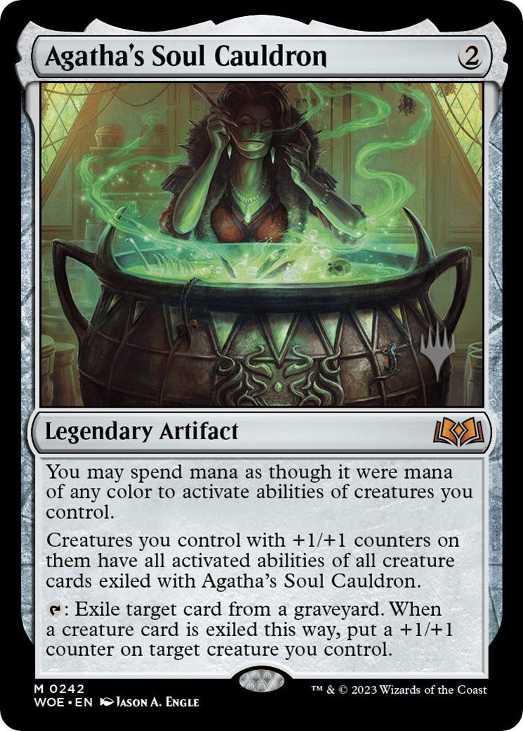 Agatha's Soul Cauldron (Promo Pack) [Wilds of Eldraine Promos] | Clutch Gaming