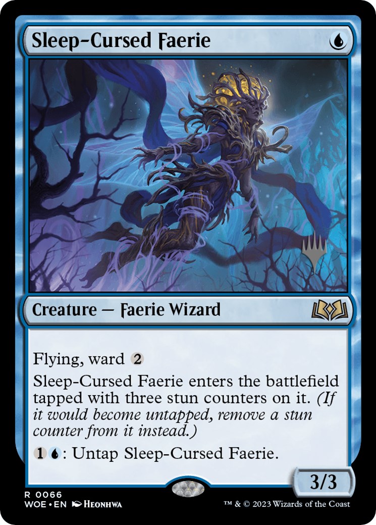 Sleep-Cursed Faerie (Promo Pack) [Wilds of Eldraine Promos] | Clutch Gaming