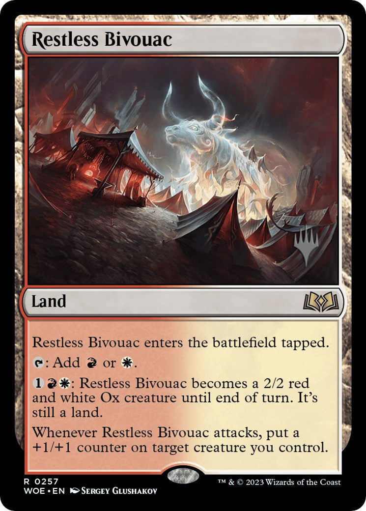 Restless Bivouac (Promo Pack) [Wilds of Eldraine Promos] | Clutch Gaming