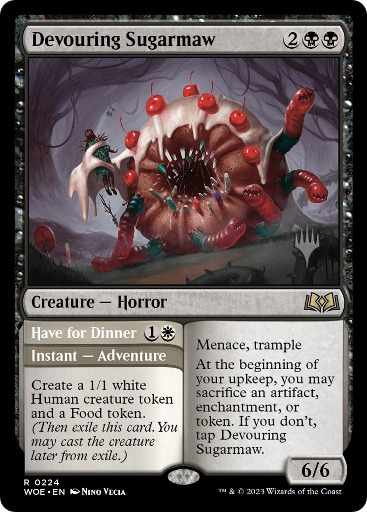 Devouring Sugarmaw // Have for Dinner(Promo Pack) [Wilds of Eldraine Promos] | Clutch Gaming