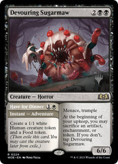 Devouring Sugarmaw // Have for Dinner(Promo Pack) [Wilds of Eldraine Promos] | Clutch Gaming