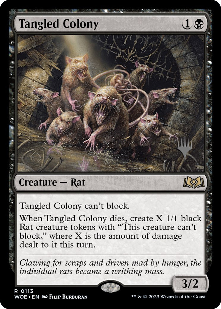 Tangled Colony (Promo Pack) [Wilds of Eldraine Promos] | Clutch Gaming