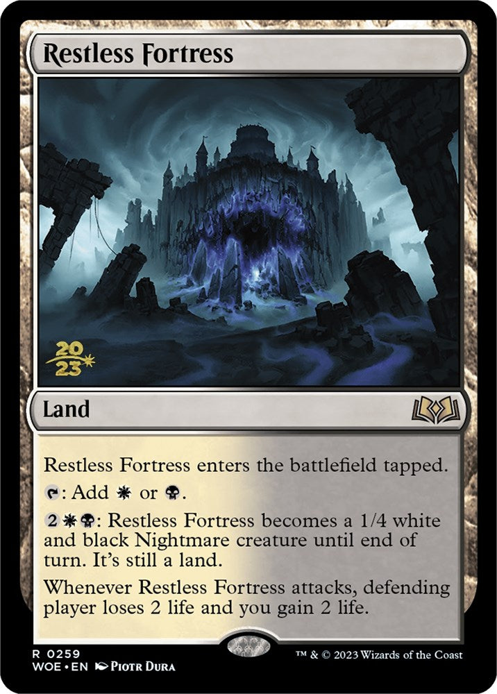 Restless Fortress [Wilds of Eldraine Prerelease Promos] | Clutch Gaming