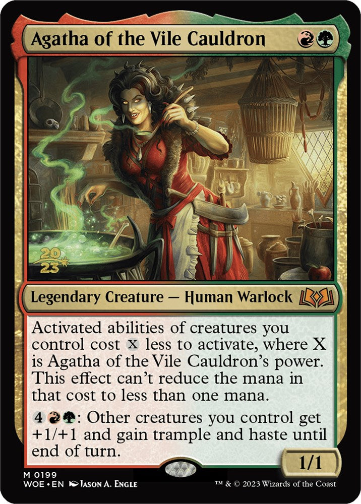 Agatha of the Vile Cauldron [Wilds of Eldraine Prerelease Promos] | Clutch Gaming