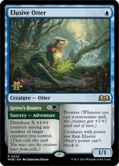 Elusive Otter // Grove's Bounty [Wilds of Eldraine Prerelease Promos] | Clutch Gaming