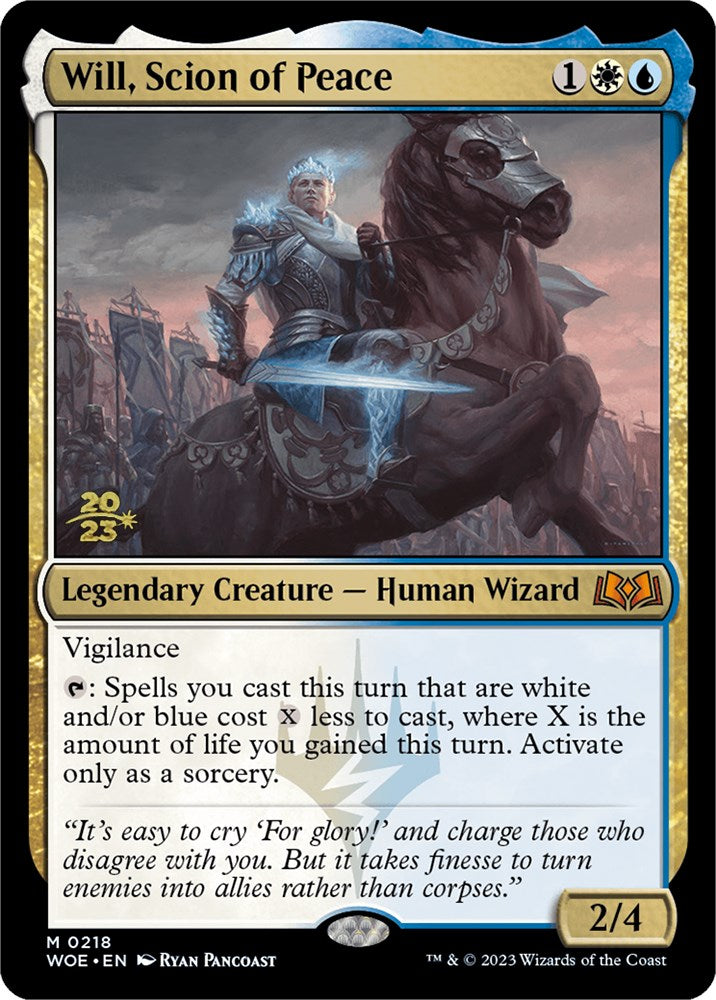 Will, Scion of Peace [Wilds of Eldraine Prerelease Promos] | Clutch Gaming