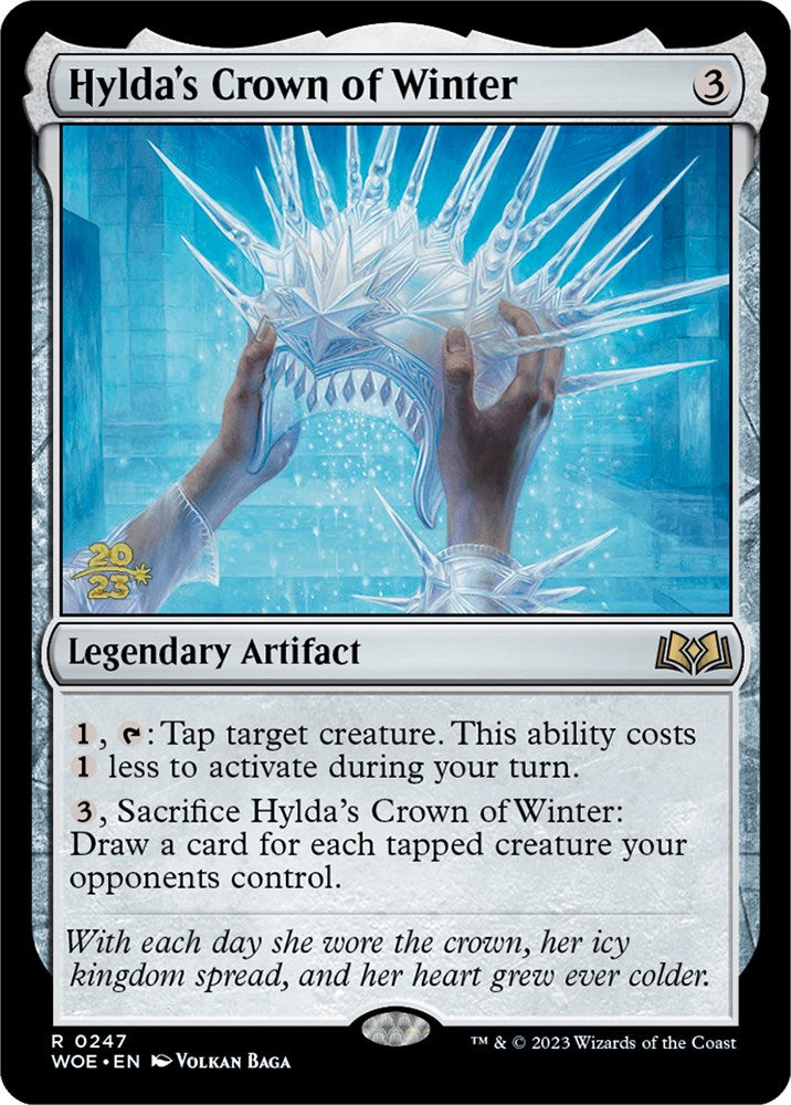 Hylda's Crown of Winter [Wilds of Eldraine Prerelease Promos] | Clutch Gaming