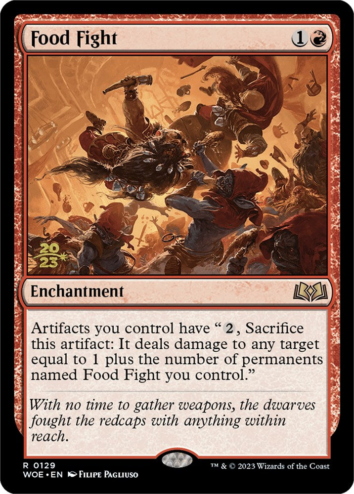 Food Fight [Wilds of Eldraine Prerelease Promos] | Clutch Gaming