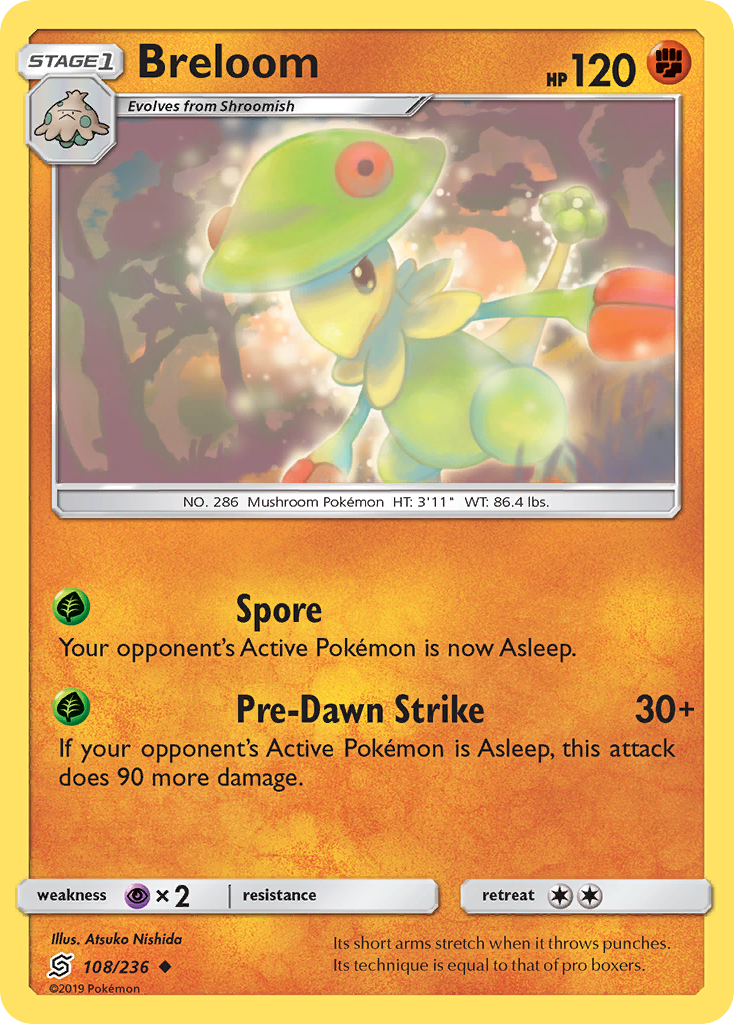 Breloom (108/236) [Sun & Moon: Unified Minds] | Clutch Gaming