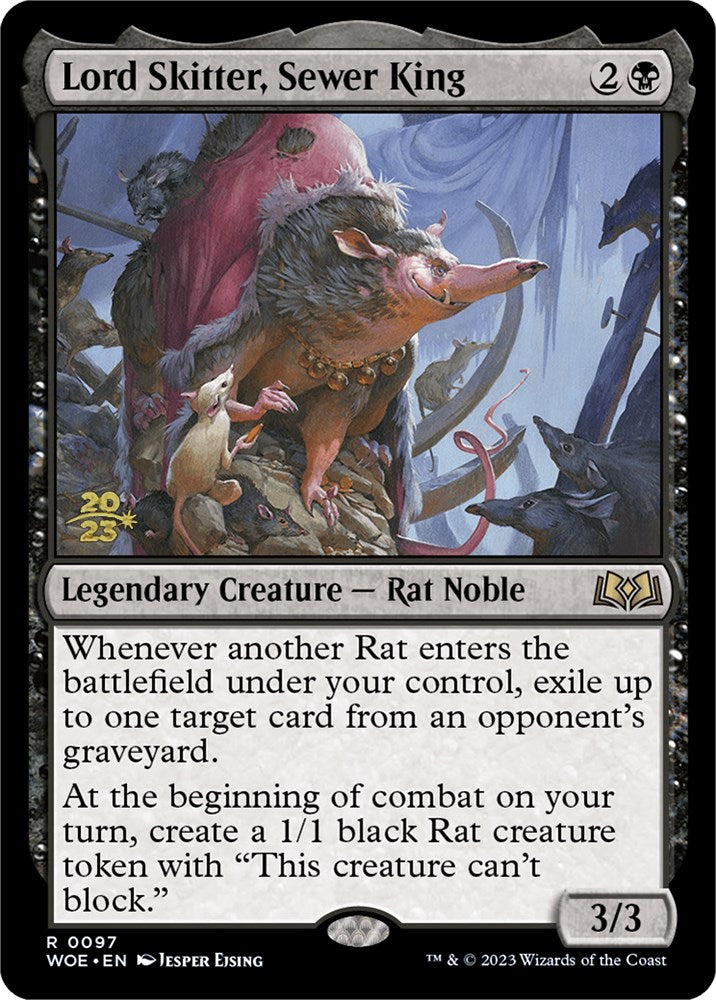 Lord Skitter, Sewer King [Wilds of Eldraine Prerelease Promos] | Clutch Gaming