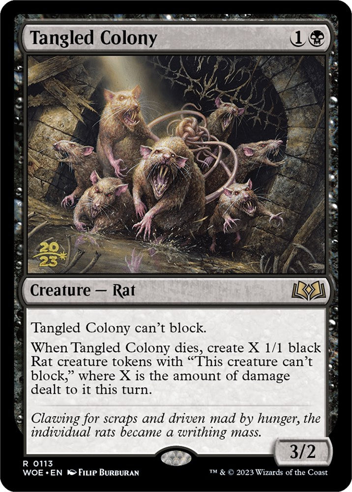 Tangled Colony [Wilds of Eldraine Prerelease Promos] | Clutch Gaming