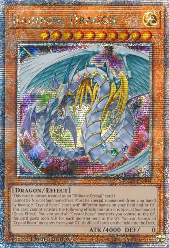 Rainbow Dragon [TN23-EN004] Quarter Century Secret Rare | Clutch Gaming