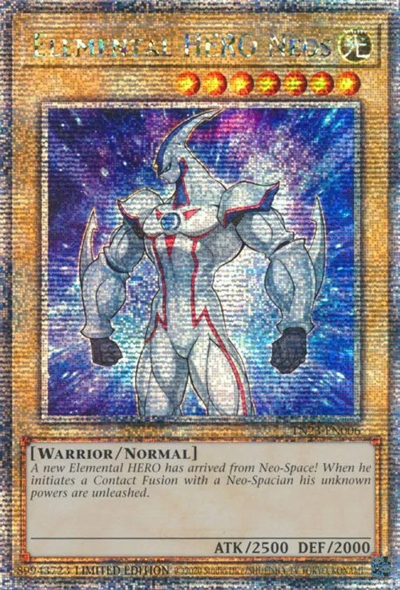 Elemental HERO Neos [TN23-EN006] Quarter Century Secret Rare | Clutch Gaming