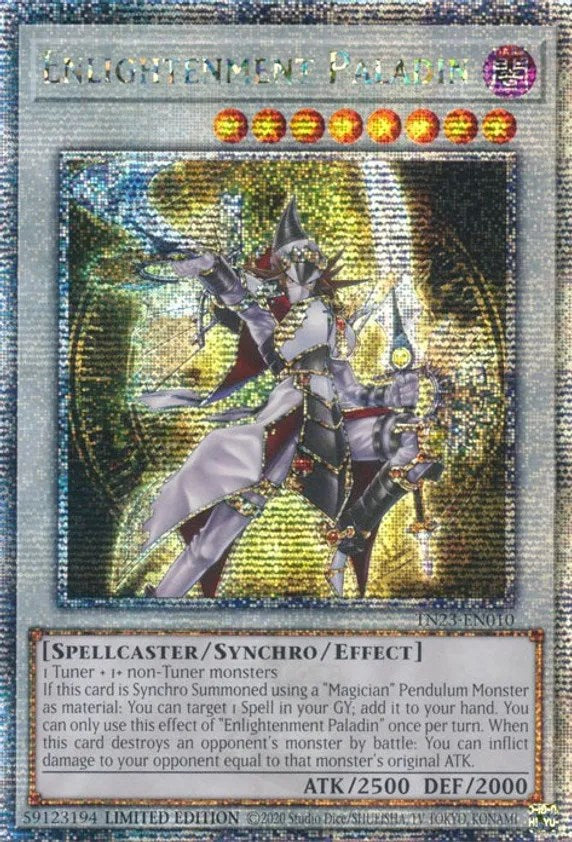 Enlightenment Paladin [TN23-EN010] Quarter Century Secret Rare | Clutch Gaming