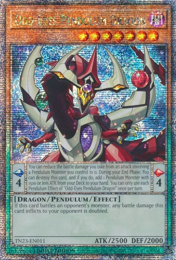 Odd-Eyes Pendulum Dragon [TN23-EN011] Quarter Century Secret Rare | Clutch Gaming