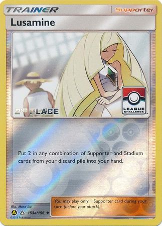 Lusamine (153a/156) (League Challenge Alt Art 2nd Place) [Sun & Moon: Ultra Prism] | Clutch Gaming