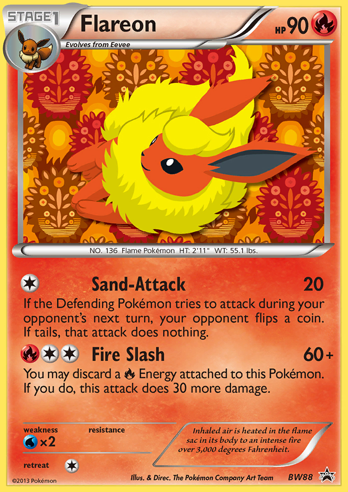 Flareon (BW88) [Black & White: Black Star Promos] | Clutch Gaming