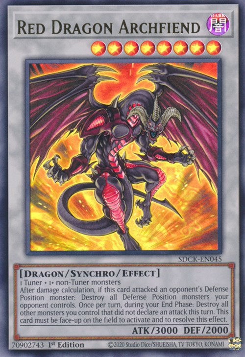 Red Dragon Archfiend [SDCK-EN045] Ultra Rare | Clutch Gaming