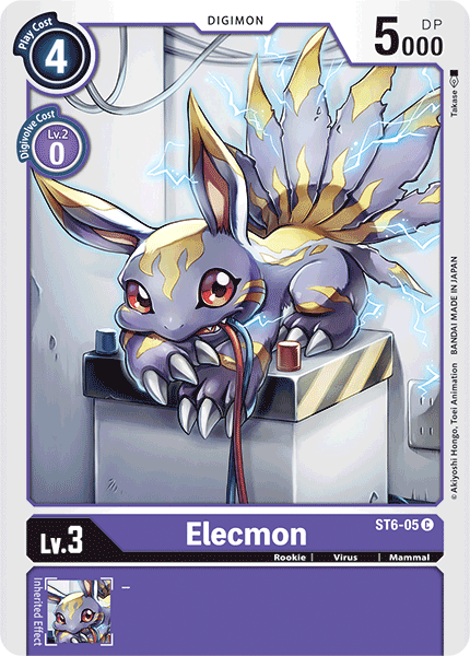 Elecmon [ST6-05] [Starter Deck: Venomous Violet] | Clutch Gaming