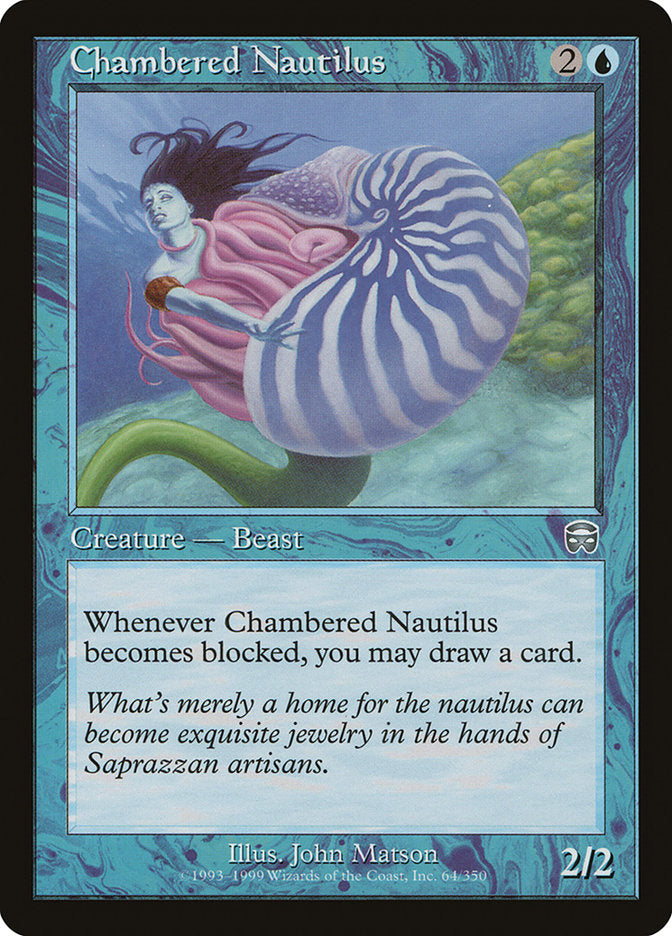 Chambered Nautilus [Mercadian Masques] | Clutch Gaming