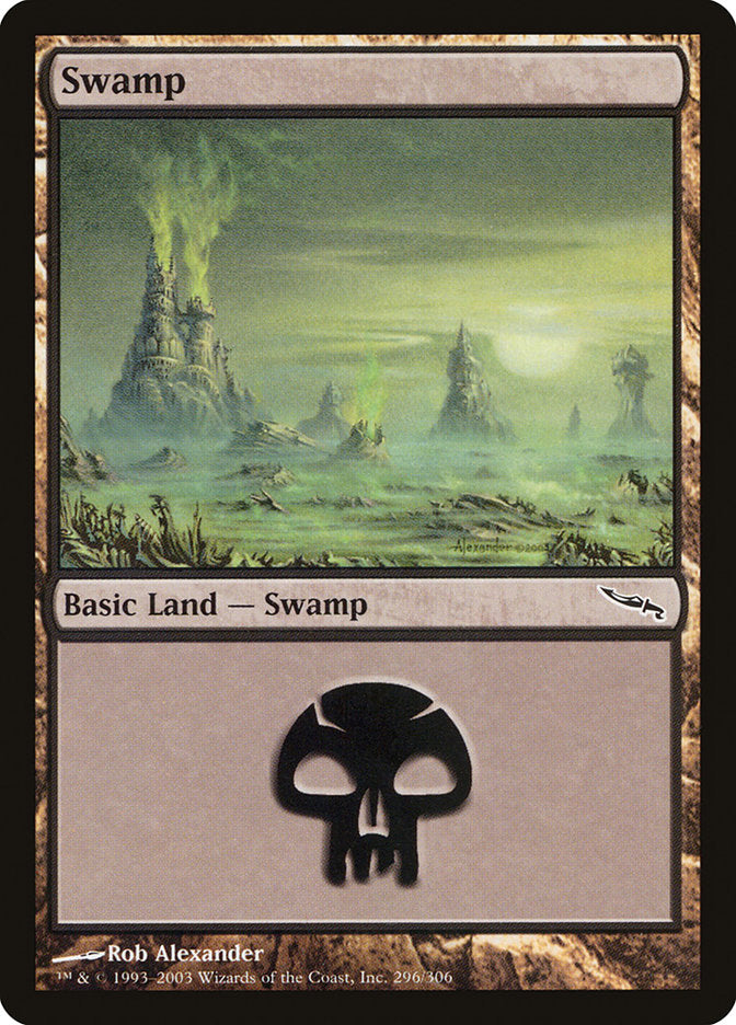 Swamp (296) [Mirrodin] | Clutch Gaming