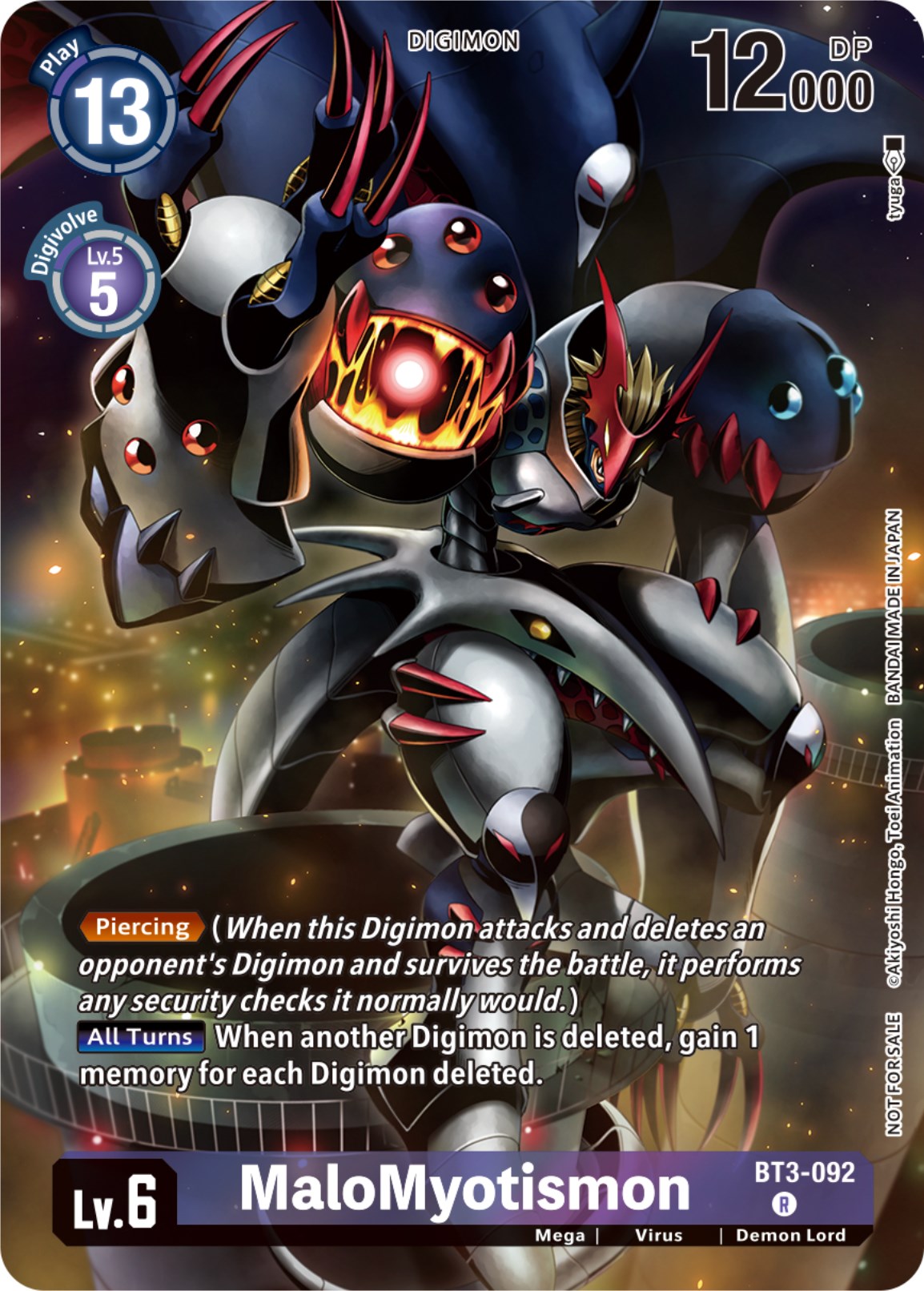 MaloMyotismon [BT3-092] (Tamer Party Pack -The Beginning-) [Release Special Booster Ver. 1.0] | Clutch Gaming