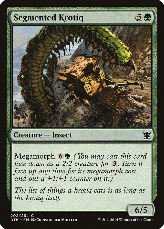 Segmented Krotiq [Dragons of Tarkir] | Clutch Gaming