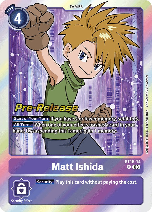 Matt Ishida [ST16-14] [Starter Deck: Wolf of Friendship Pre-Release Cards] | Clutch Gaming