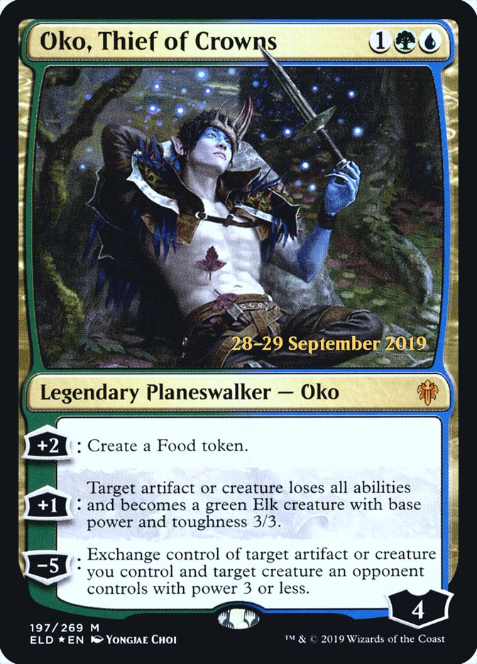 Oko, Thief of Crowns [Throne of Eldraine Prerelease Promos] | Clutch Gaming