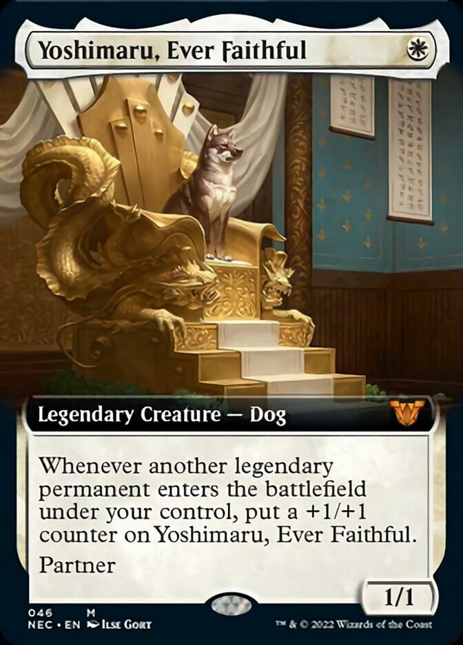 Yoshimaru, Ever Faithful (Extended Art) [Kamigawa: Neon Dynasty Commander] | Clutch Gaming