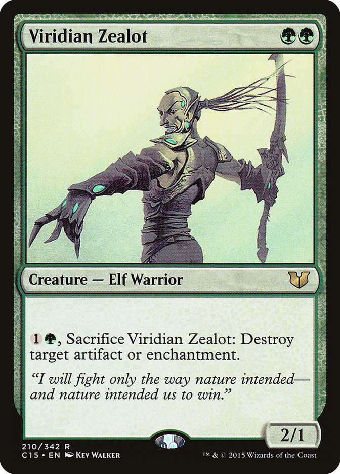 Viridian Zealot [Commander 2015] | Clutch Gaming