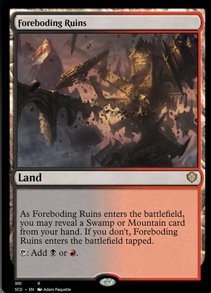 Foreboding Ruins [Starter Commander Decks] | Clutch Gaming