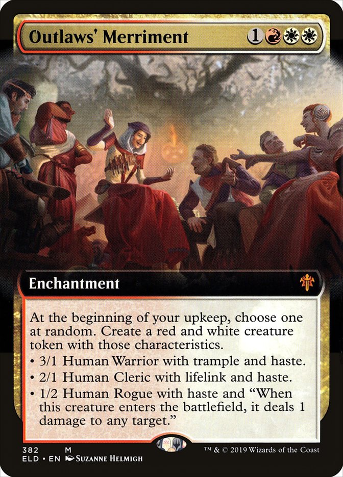 Outlaws' Merriment (Extended Art) [Throne of Eldraine] | Clutch Gaming