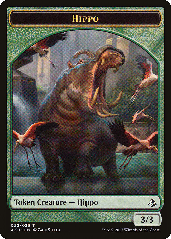 Hippo Token [Amonkhet Tokens] | Clutch Gaming