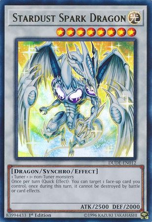 Stardust Spark Dragon [DUDE-EN012] Ultra Rare | Clutch Gaming