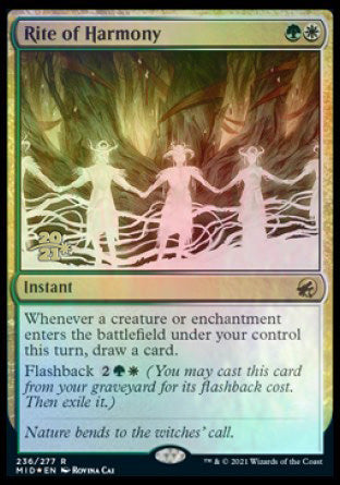 Rite of Harmony [Innistrad: Midnight Hunt Prerelease Promos] | Clutch Gaming