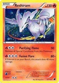 Reshiram (17/116) (Cosmos Holo) [Black & White: Plasma Freeze] | Clutch Gaming