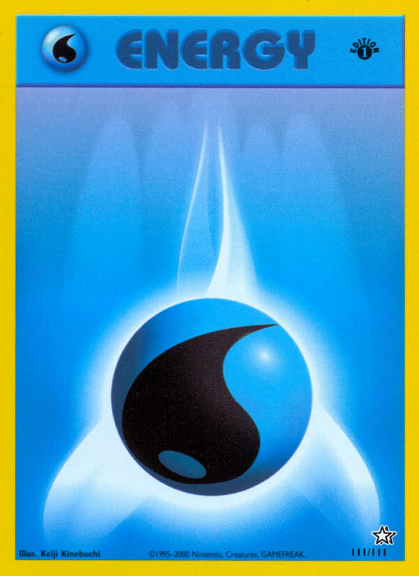 Water Energy (111/111) [Neo Genesis 1st Edition] | Clutch Gaming