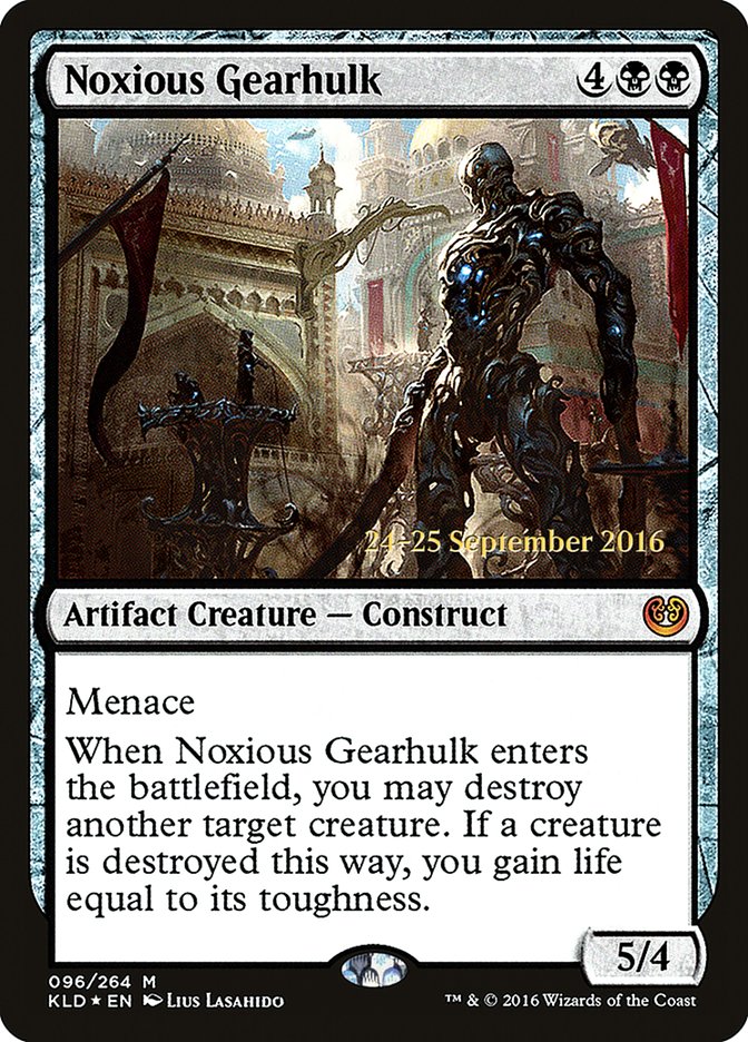 Noxious Gearhulk [Kaladesh Prerelease Promos] | Clutch Gaming