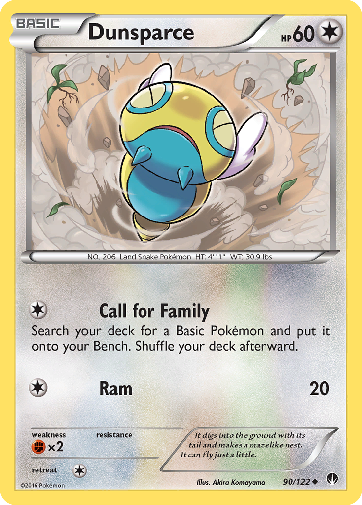 Dunsparce (90/122) [XY: BREAKpoint] | Clutch Gaming