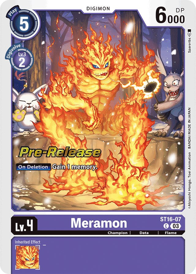 Meramon [ST16-07] [Starter Deck: Wolf of Friendship Pre-Release Cards] | Clutch Gaming