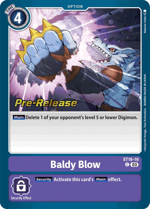 Baldy Blow [ST16-16] [Starter Deck: Wolf of Friendship Pre-Release Cards] | Clutch Gaming