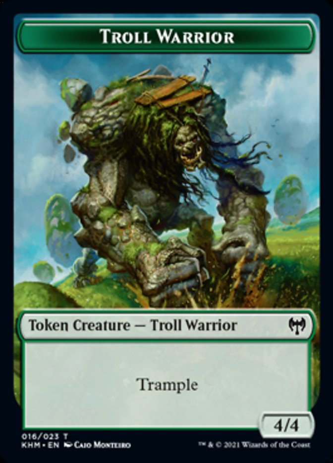 Troll Warrior Token [Kaldheim Tokens] | Clutch Gaming