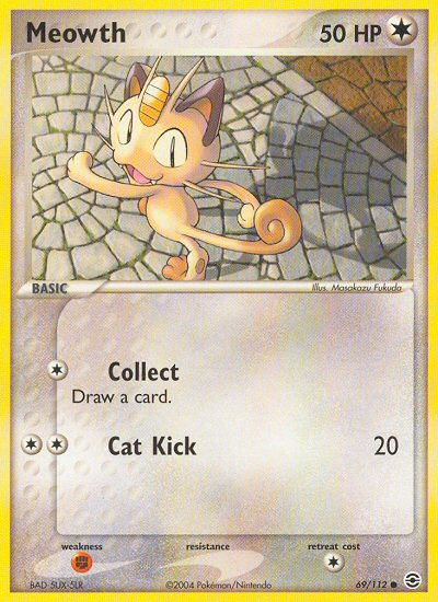 Meowth (69/112) [EX: FireRed & LeafGreen] | Clutch Gaming