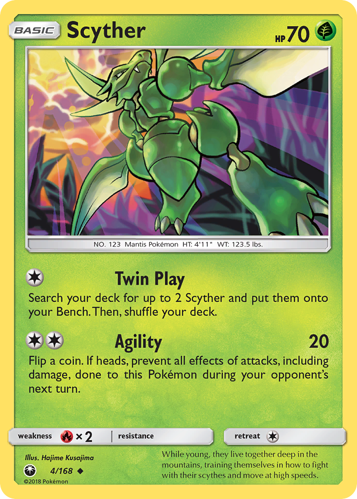 Scyther (4/168) [Sun & Moon: Celestial Storm] | Clutch Gaming