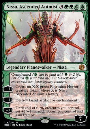 Nissa, Ascended Animist (Promo Pack) [Phyrexia: All Will Be One Promos] | Clutch Gaming